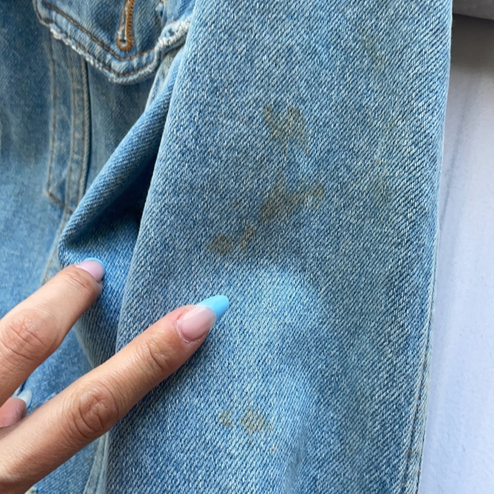 Topshop Denim graffiti jacket - Picture 5 of 6